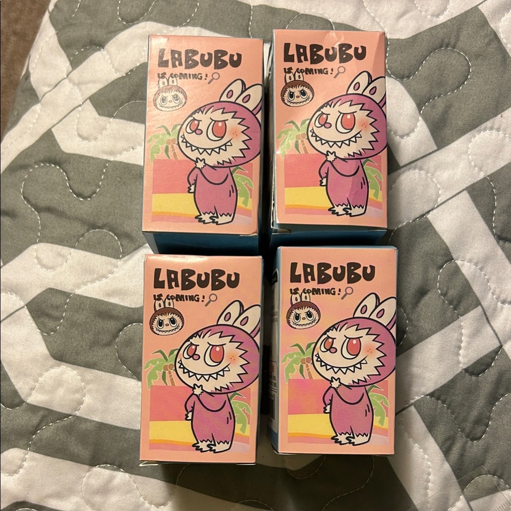 Labubu Blind Box Collectible Figure keychains